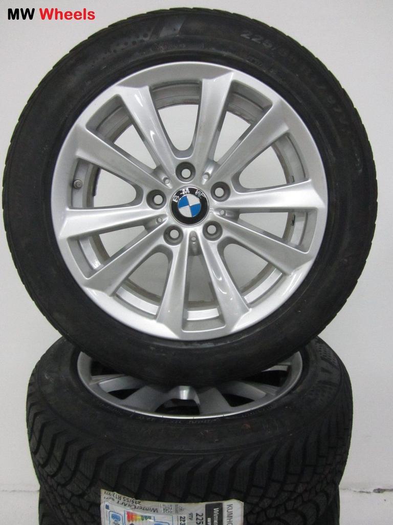 BMW 17 inch velgen 5 serie F10 F11 met nieuwe winterbanden, Auto-onderdelen, Banden en Velgen, Gebruikt, -, -, Banden en Velgen