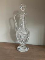 Prachtige Kristallen Karaf met Gedetailleerd Geslepen Decora, Ophalen of Verzenden