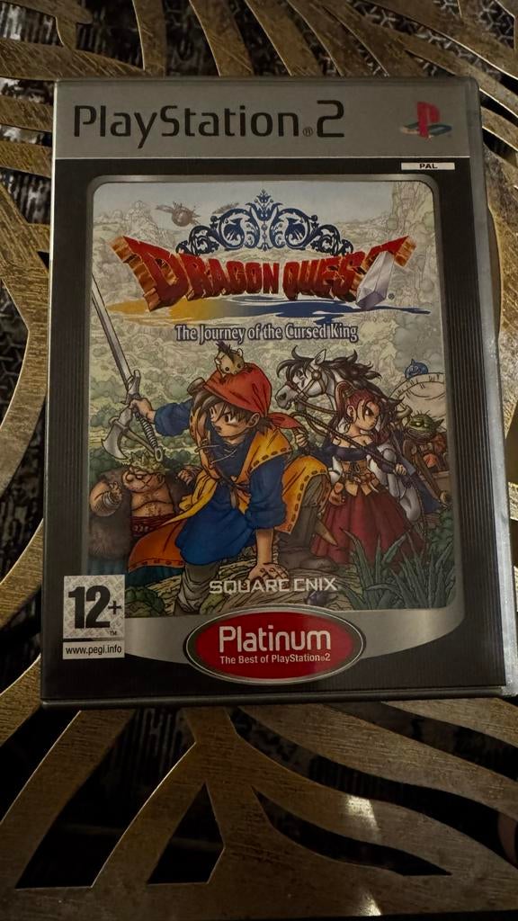 Dragon Quest 8: Journey of the Cursed King - PS2 Platinum, Gebruikt, 1 speler, Ophalen of Verzenden, Role Playing Game (Rpg)