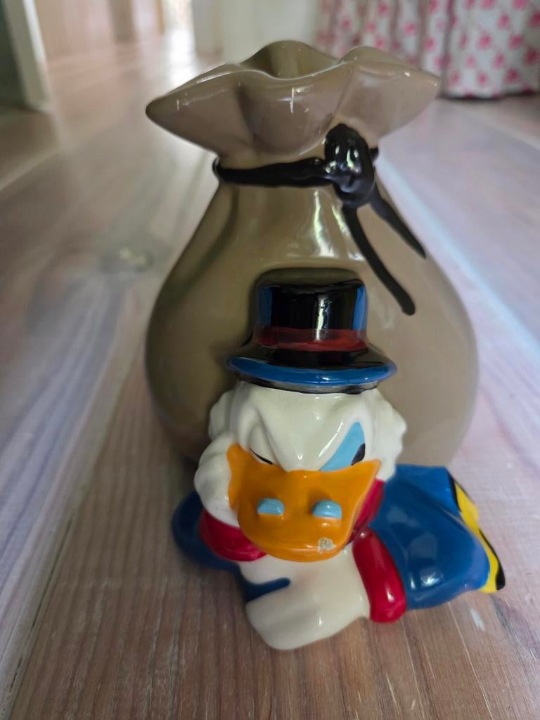 Dagobert Duck spaarpot, Verzamelen, Spaarpotten, Ophalen of Verzenden, Gebruikt, Steen, Aardewerk of Keramiek, Strip- of Tekenfilmfiguur