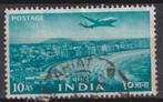 India Vliegtuig Kust, Verzenden, Gestempeld, Vliegtuigen