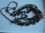 Vintage j70 lange ketting vroege kunststof., Ophalen of Verzenden, Zo goed als nieuw, Overige kleuren, Overige materialen
