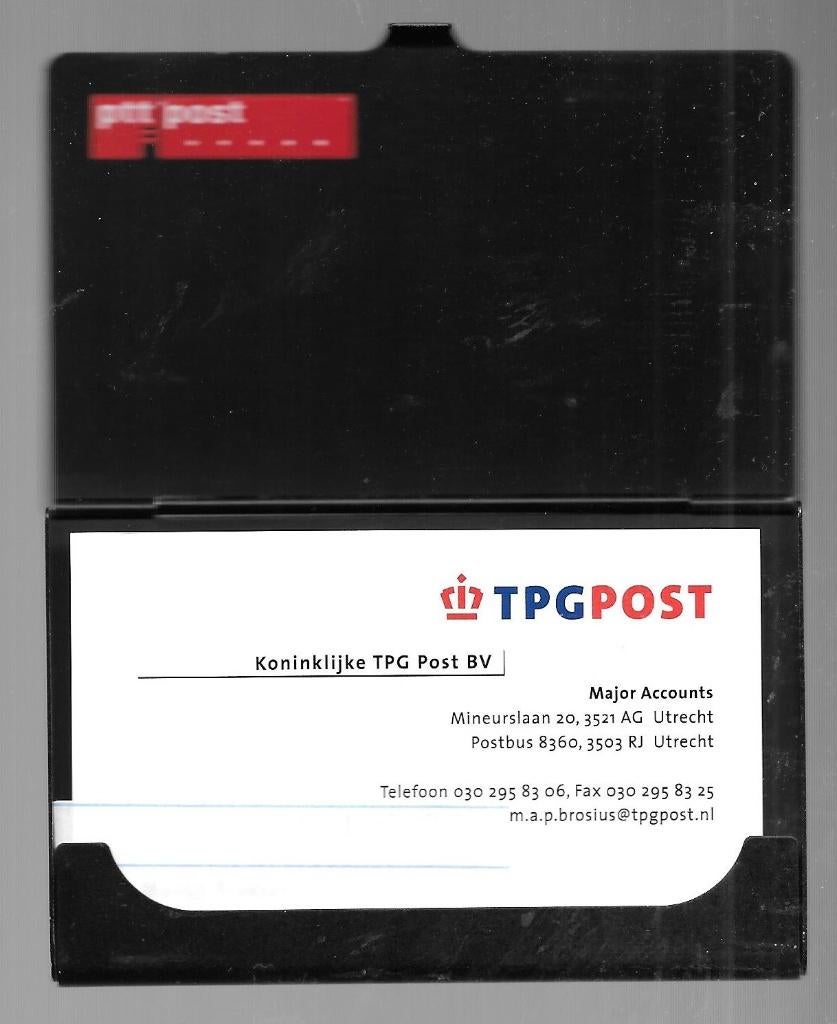 PTT POST visitekaartjes houder, Verzenden, Overige thema's