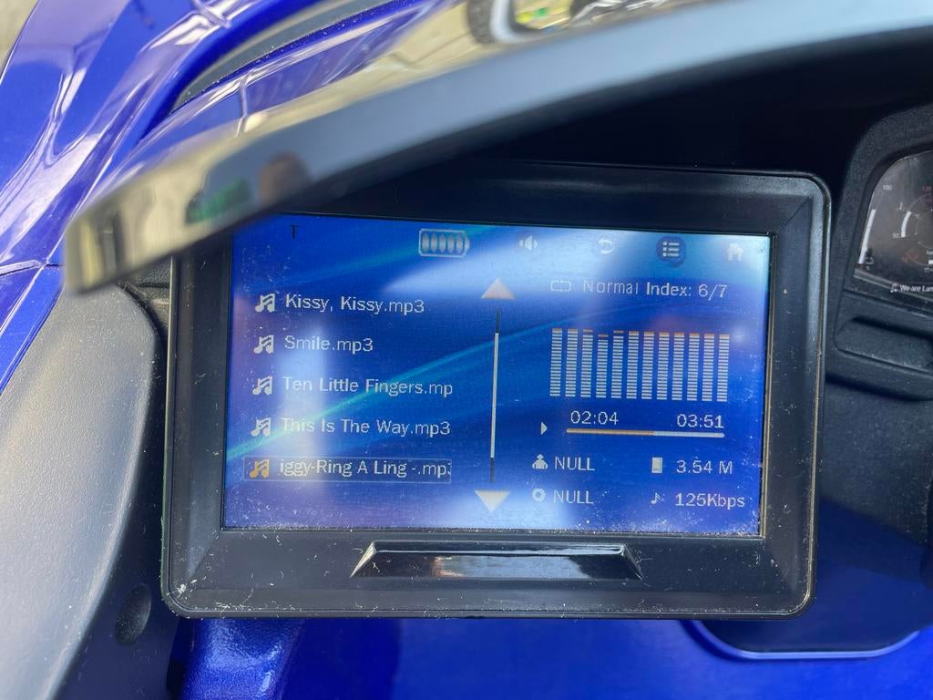 Lamborghini Revuelto 12V Elektrische Kinderauto Blauw