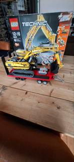 Lego Technic 8043 Graafmachine met transporttrailer z.g.a.n., Ophalen, Zo goed als nieuw, Complete set, Lego