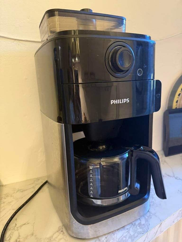 Philips Grind&Brew filter en bonen koffieautomaat, Ophalen, Zo goed als nieuw, Koffiemachine
