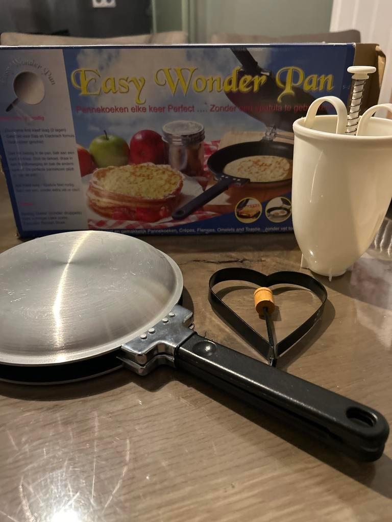 Easy Wonder Pan - Perfecte pannenkoeken elke keer!, Huis en Inrichting, Keuken | Keukenbenodigdheden, Gebruikt, Overige typen