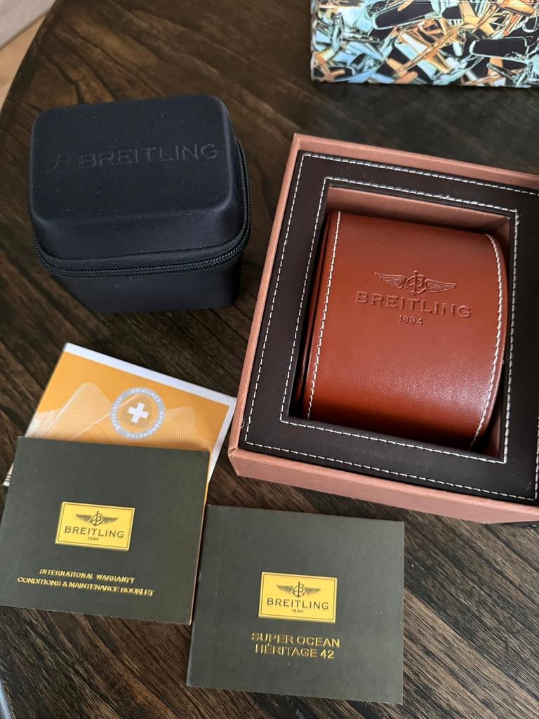 Breitling horloge box, Ophalen of Verzenden, Nieuw, Overige materialen, Breitling