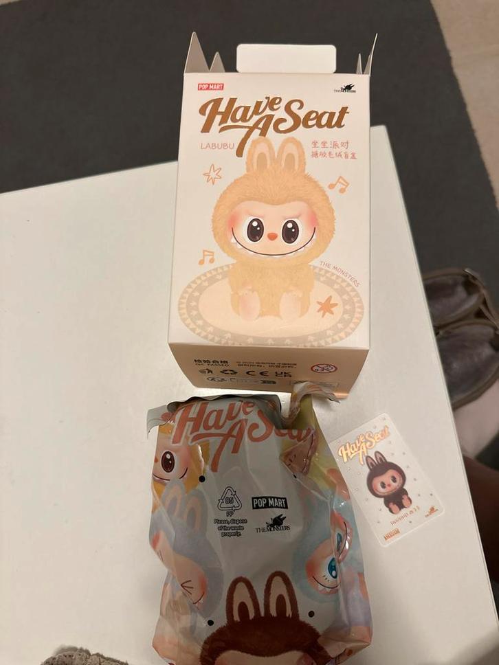 Pop Mart Labubu Have a Seat Secret Duoduo The Monsters, Kinderen en Baby's, Speelgoed | Overig, Jongen of Meisje, Ophalen of Verzenden