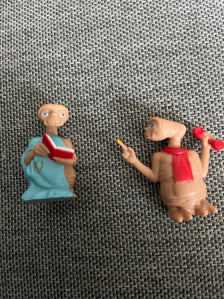 Twee E.T. poppetjes, Verzamelen, Poppetjes en Figuurtjes, Ophalen of Verzenden, Gebruikt