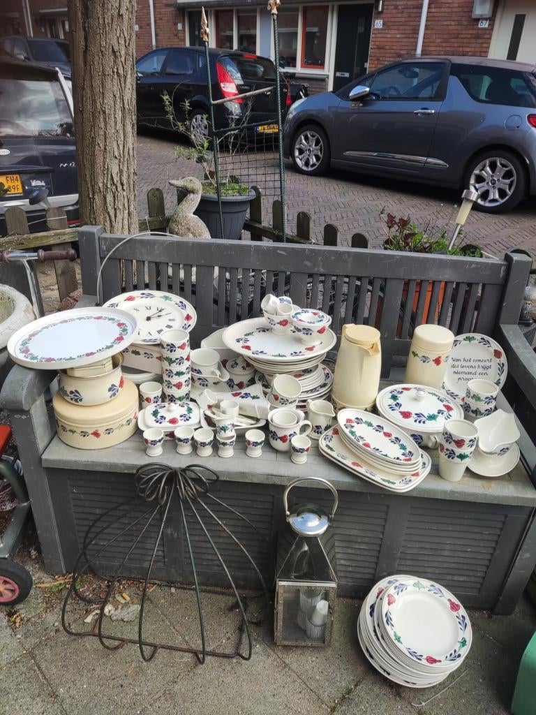 Groot servies van boerenbond- Compleet, Ophalen