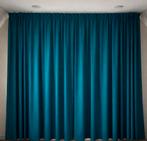 Verduisterende overgordijnen - Donker turquoise (2x150x220cm, Ophalen of Verzenden, Zo goed als nieuw, Blauw, 200 cm of meer