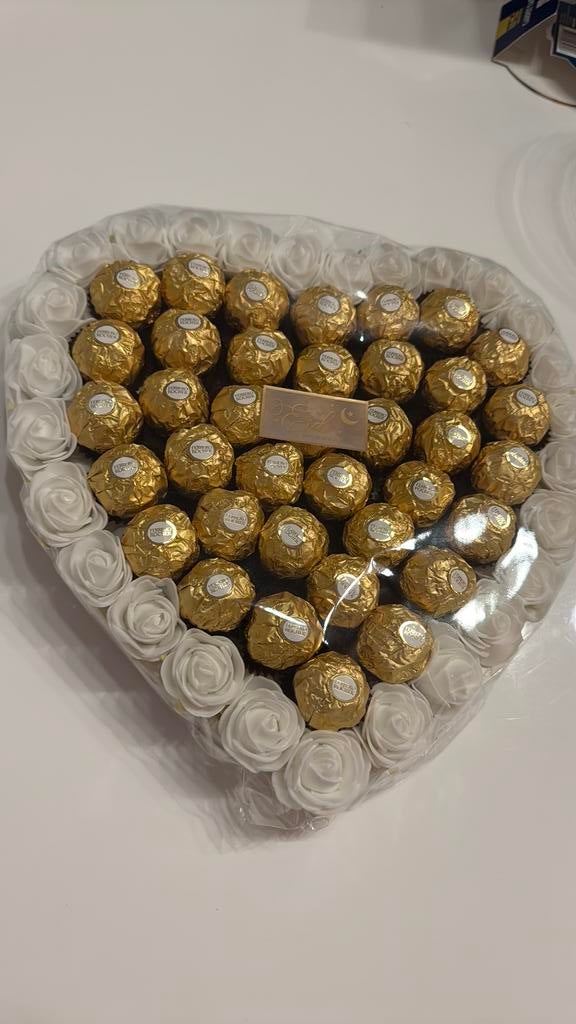 Grote chocolade hart, Ophalen of Verzenden, Nieuw, Taarten, Overige typen