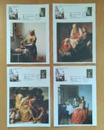 Maxikaarten Johannes Vermeer met postzegel, Postzegels en Munten, Ophalen of Verzenden, Overige typen