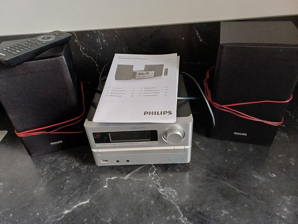 Philips microset met CD-speler en radio, Audio, Tv en Foto, Stereo-sets, Ophalen of Verzenden