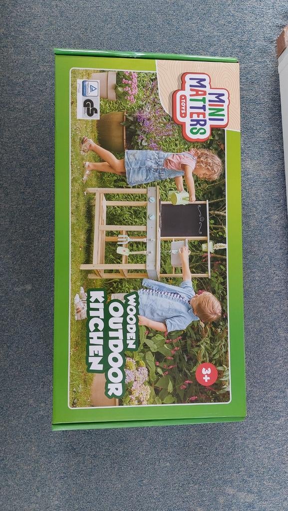 Kinder houten buiten keuken. Nieuw in de doos. Ophalen, Ophalen, Nieuw