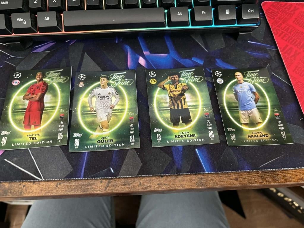 Limited edtions match attax, Verzamelen, Sportartikelen en Voetbal, Ophalen of Verzenden, Nieuw, Buitenlandse clubs, Spelerskaart