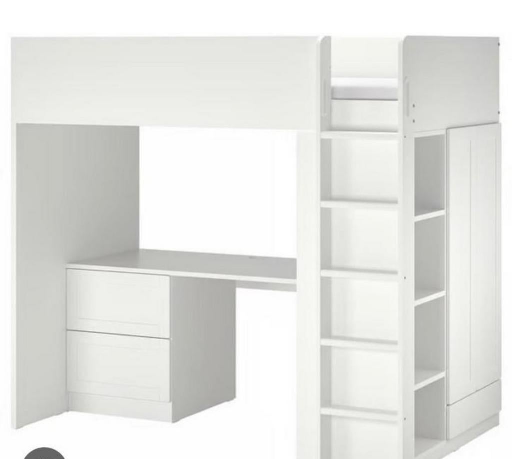 Hoogslaper Ikea te koop, Kinderen en Baby's, Kinderkamer | Stapelbedden en Hoogslapers, Ophalen of Verzenden, Zo goed als nieuw