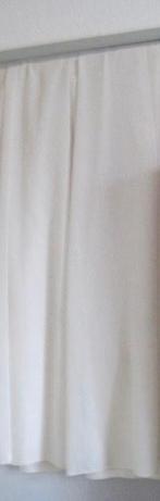 6 ROOMWITTE GORDIJNEN ,VITRAGE, GEEN INKIJK, 200 cm of meer, Overige kleuren, Vitrage, Ophalen of Verzenden