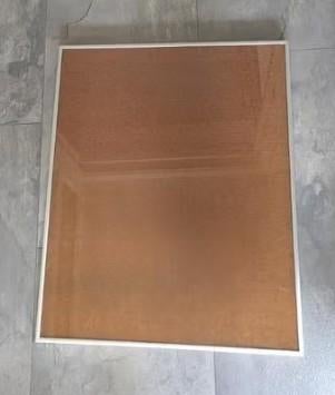 Grote fotolijst posterlijst 50X40 zilverkleurig OPHALEN, Ophalen, Minder dan 50 cm, Gebruikt, 50 tot 75 cm