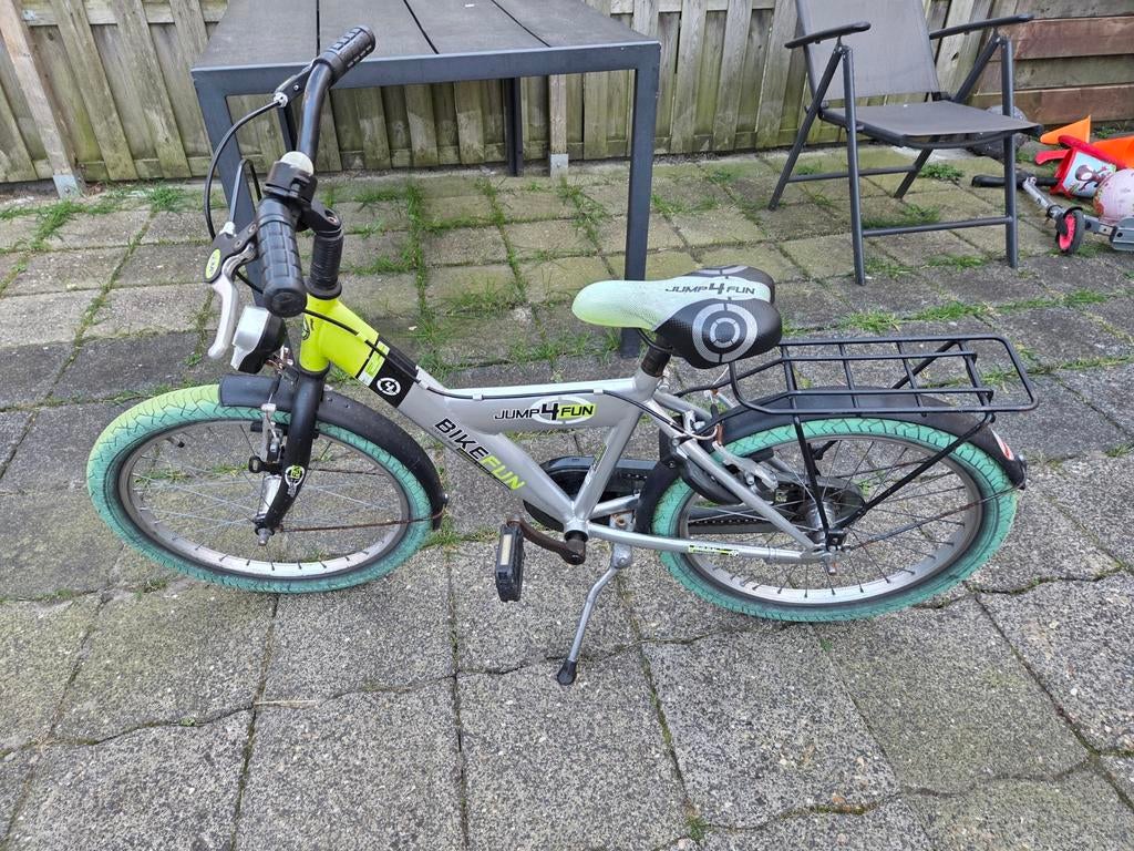 Kinderfiets 20 inch - Jump4Fun - Groen/Zilver, Ophalen, Gebruikt, 20 inch of meer, Jump4Fun