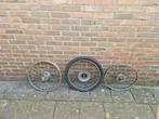 Bromfiets wiel 17 inch, Ophalen of Verzenden, Gebruikt, Overige typen, Overige merken
