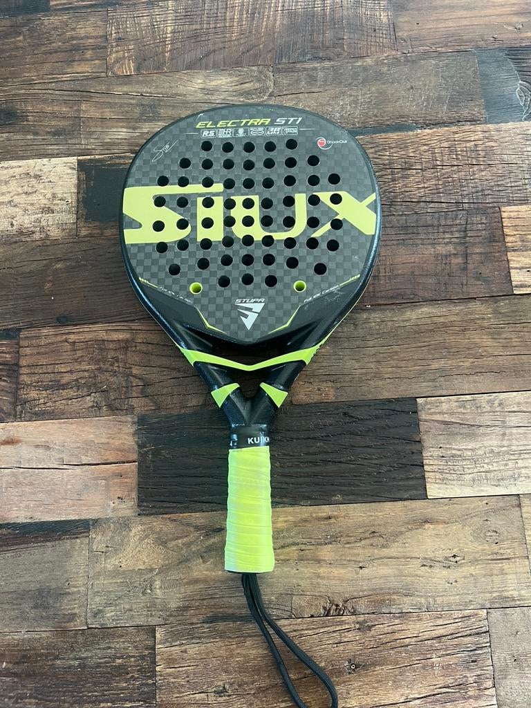 Siux Electra ST1 padel racket carbon, Sport en Fitness, Padel, Ophalen of Verzenden, Zo goed als nieuw