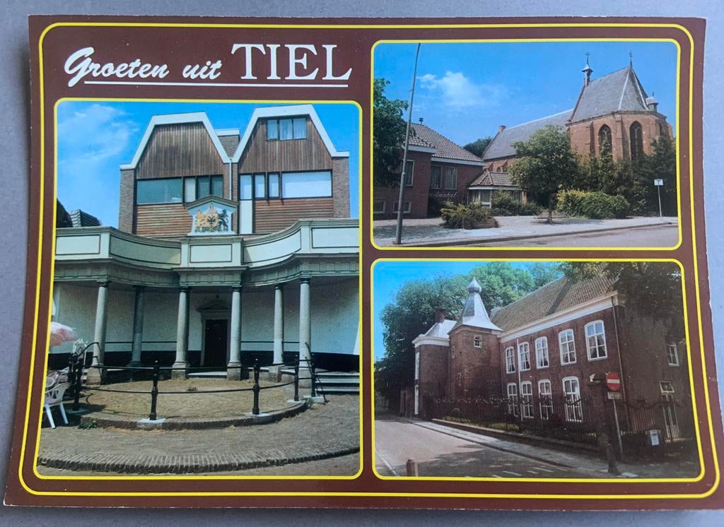 Groeten uit Tiel, Ophalen of Verzenden, Ongelopen, Gelderland