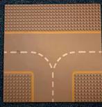 Lego Wegplaat met Kruispunt onderplaat straat, Kinderen en Baby's, Speelgoed | Duplo en Lego, Ophalen of Verzenden, Gebruikt, Losse stenen