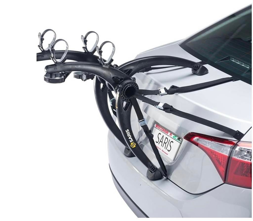 Saris achterklep fietsendrager voor max. 2 fietsen, Auto diversen, Fietsendragers, Ophalen of Verzenden, 2 fietsen, Zo goed als nieuw