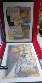 KEUKEN OF RESTAURANT DECORATIE PRENTEN * Twee Stuks *, Minder dan 50 cm, Verzenden, Minder dan 50 cm, Print