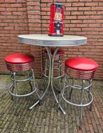 FIFTIES SIXTIES AMERIKAANSE BARKRUKKEN BEL AIR BARTAFEL, Ophalen, 60 tot 90 cm, Met voetsteun, Zo goed als nieuw