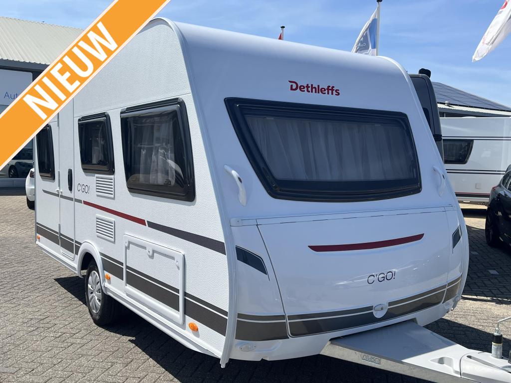Dethleffs C'Go 415 QL TERREIN OUTLET !!, Caravans en Kamperen, Caravans, Bedrijf, Treinzit, Tot en met 3, Schokbreker