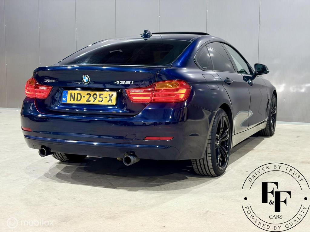 BMW Gran Coupé 435i|xDrive|Shuifdak|Carplay|Camera|M Sport, Blauw, Leder, Bedrijf, Vierwielaandrijving