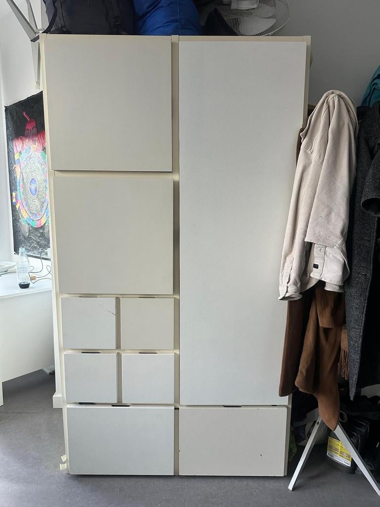 Ikea Rakke/Visthus All White, Huis en Inrichting, Kasten | Kledingkasten, Ophalen, 50 tot 75 cm, 200 cm of meer
