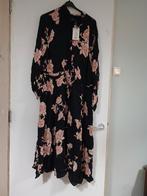 Nieuwe Zizzi zwarte zomerjurk met roze bloemen, maat 50/52, Zizzi, Zwart, Maat 46/48 (XL) of groter, Nieuw