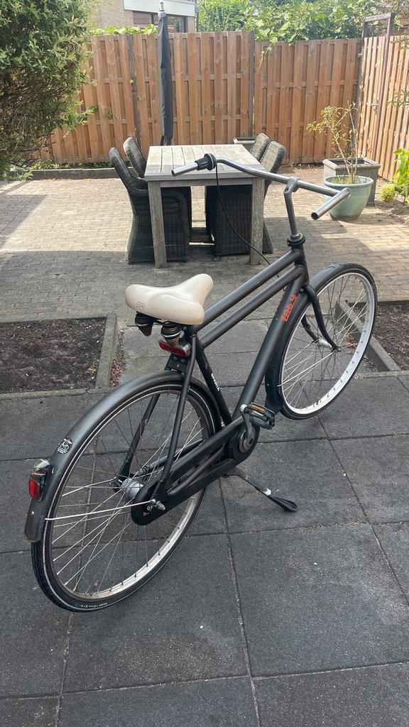 Fab 4 Fiets - Zwart, 3 versnellingen, Fietsen en Brommers, Fietsen | Heren | Herenfietsen, Gebruikt, Sparta, 53 tot 57 cm, Versnellingen