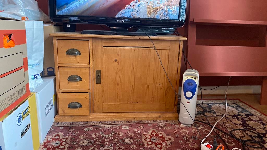 Tv meubel, Ophalen, 25 tot 50 cm, Minder dan 100 cm