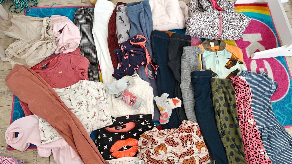 Kledingpakket maat 110 116, Kinderen en Baby's, Ophalen of Verzenden, Gebruikt, Maat 110