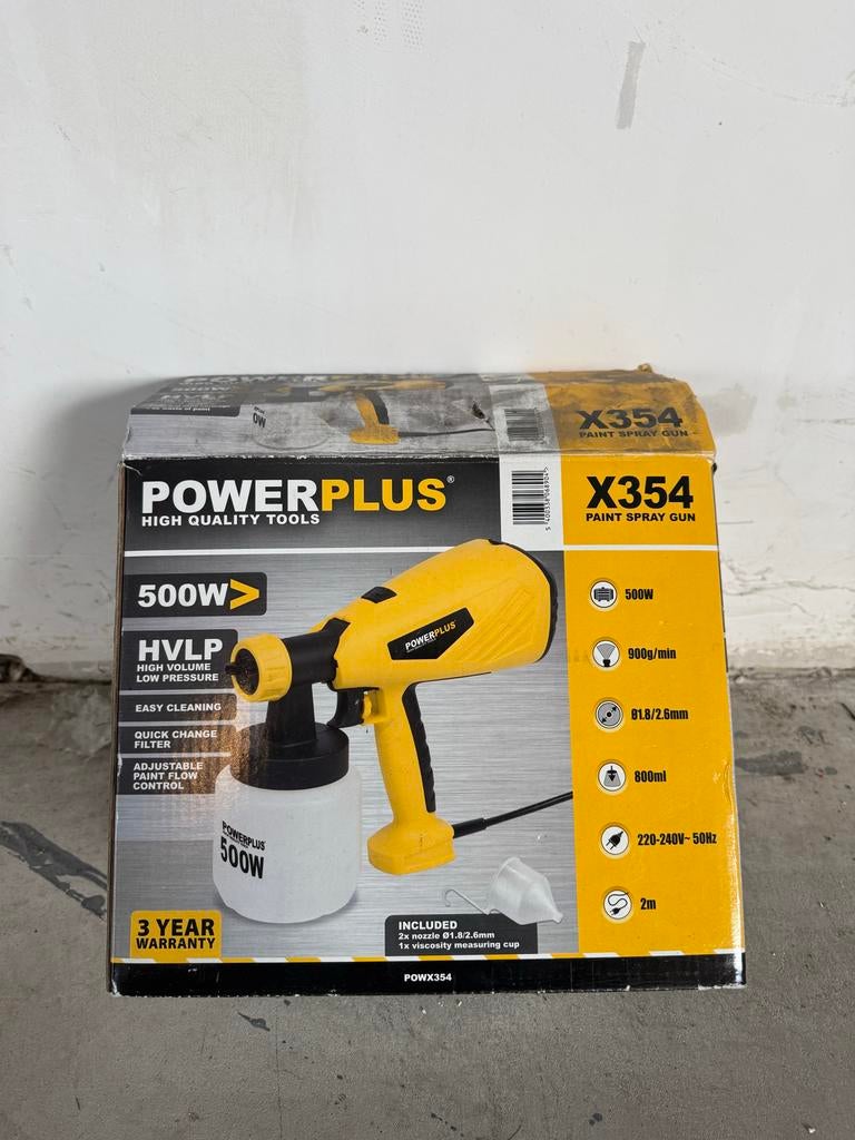 Powerplus verfspuit, Ophalen, Verfspuit of Verfpomp