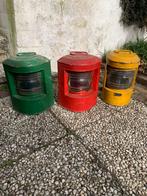 Drie oude scheepslampen, Ophalen of Verzenden