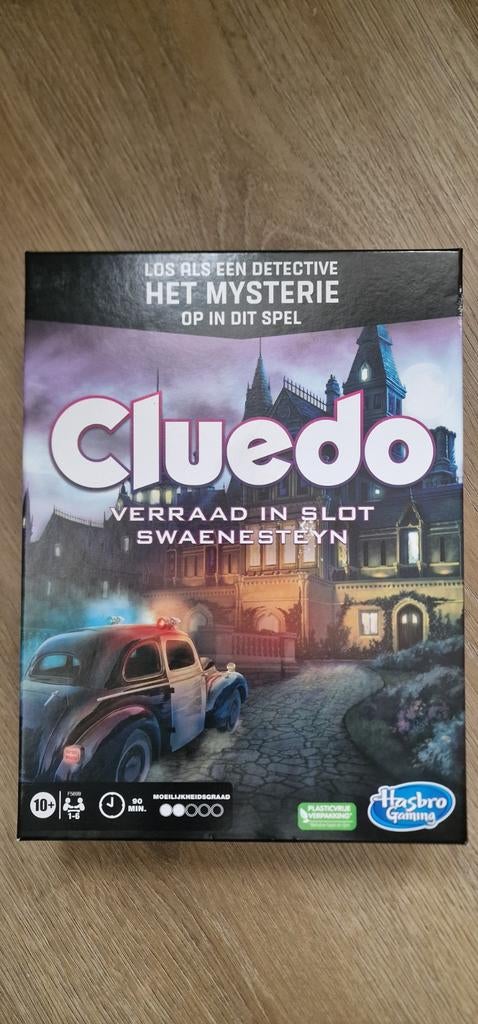 Cluedo: Verraad in Slot Swaenesteyn - Escape Spel, Vijf spelers of meer, Ophalen of Verzenden, Zo goed als nieuw, Hasbro Gaming