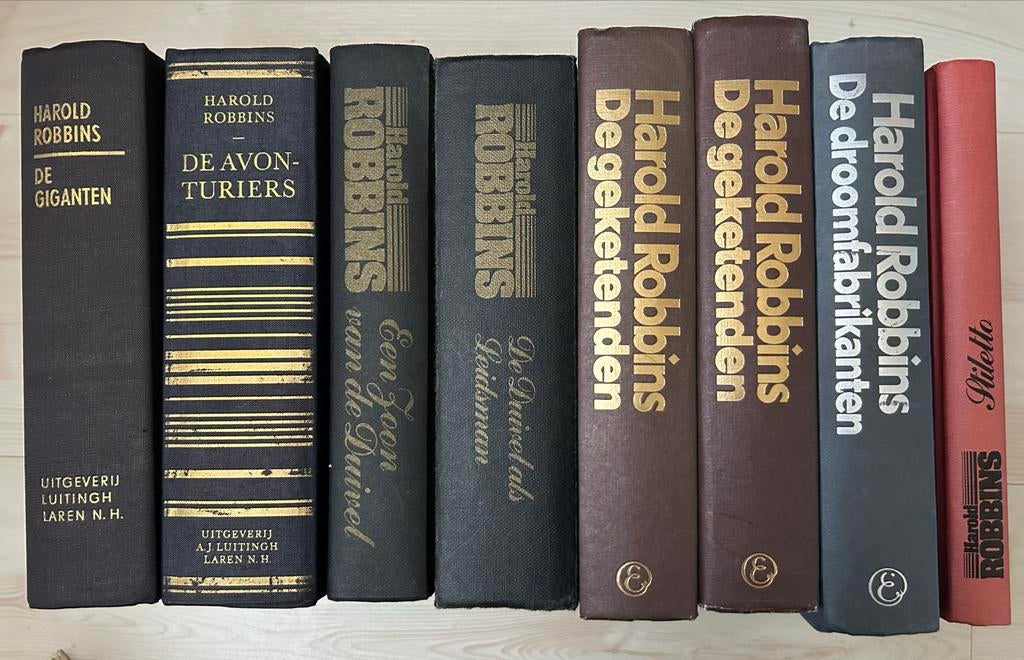 Harold Robbins boeken, Ophalen, Gelezen, Nederland
