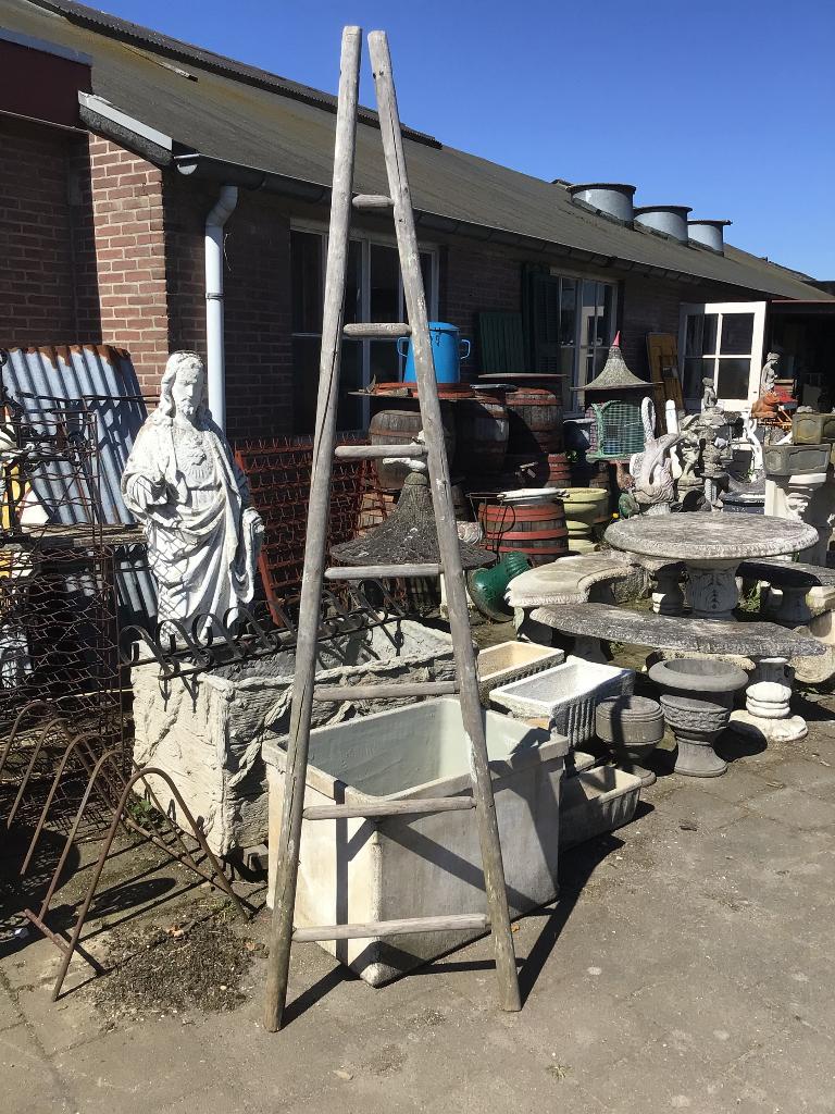 Oude plukladder, Ophalen