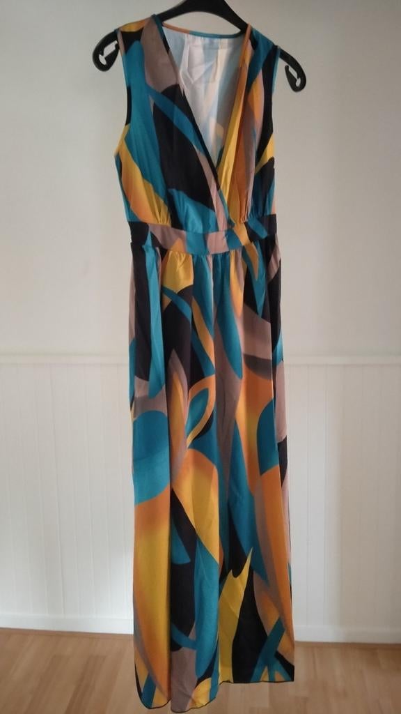 Ibiza style boho lange meerkleurige jurk maat m, Kleding | Dames, Jumpsuits, Shein, Ophalen of Verzenden, Nieuw, Maat 38/40 (M)