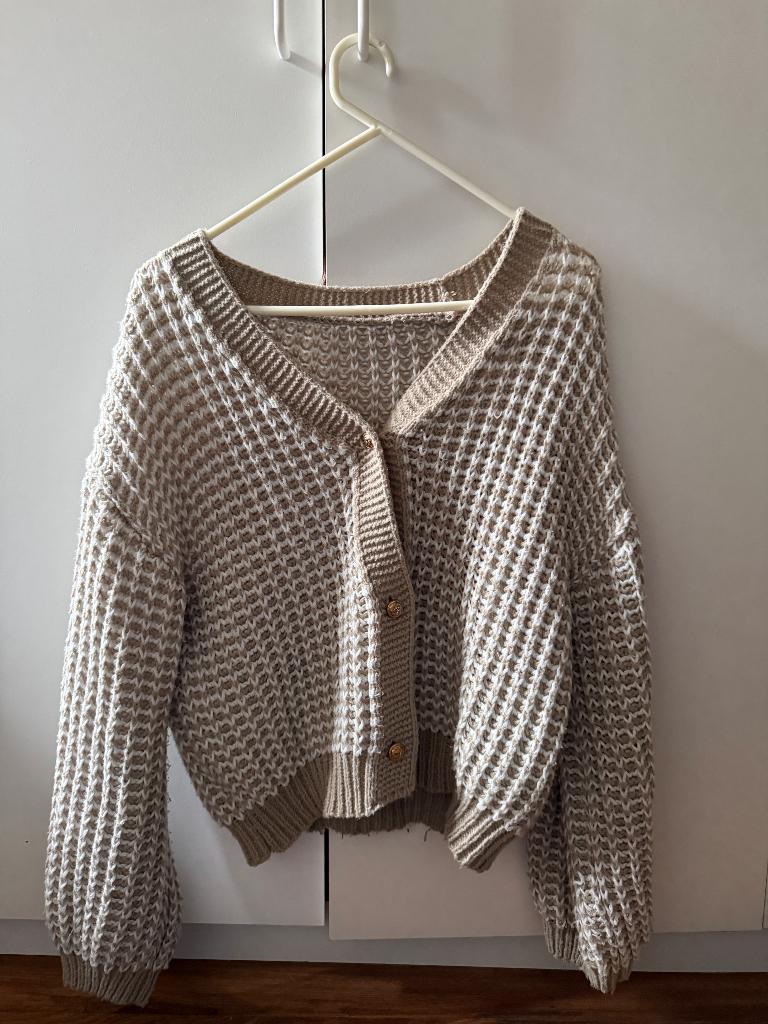 Vest, Kleding | Dames, Ophalen of Verzenden, Zo goed als nieuw, Maat 38/40 (M), Beige