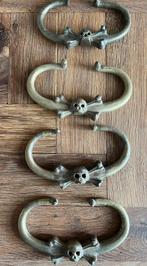 Handgrepen voor een doodskist, Ophalen of Verzenden, Brons