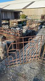 Diverse antieke smeed ijzer hekwerken vintage hek poort, Ophalen of Verzenden, Zo goed als nieuw, IJzer, Sierhekwerk