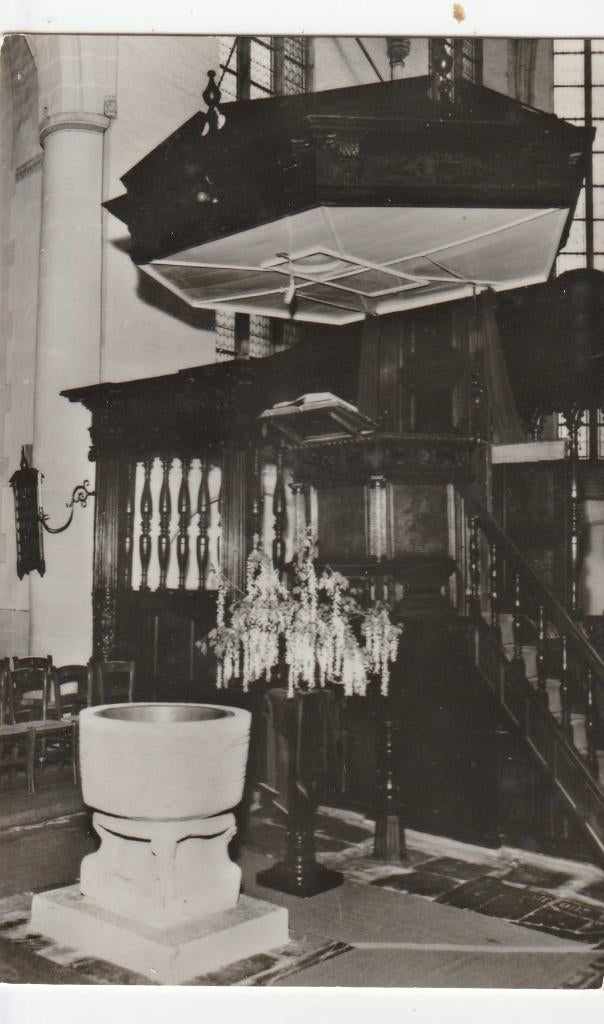 hattem- interieur herv. kerk, Ophalen of Verzenden, 1940 tot 1960, Gelderland