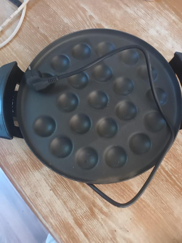 Poffertjespan Elektrisch - Perfect voor heerlijke poffertjes, Ophalen of Verzenden, Gebruikt